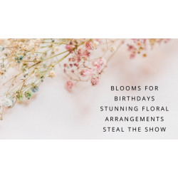 Blooms for Birthdays:Stunning Floral Arrangements Steal the Show